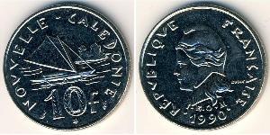 10 Franc New Caledonia Nickel 