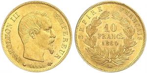 10 Franc Second Empire (1852-1870) Or Napoleon III (1808-1873)