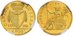 10 Franc Suisse Or 