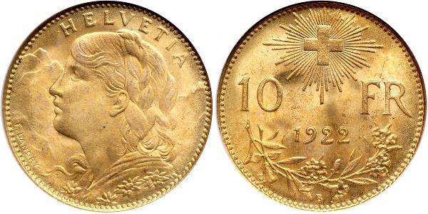 10 Franc Suisse Or 
