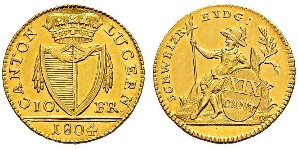 10 Franc Suisse Or 