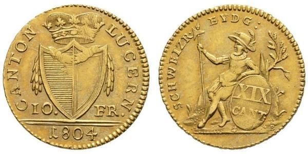 10 Franc Suisse Or 