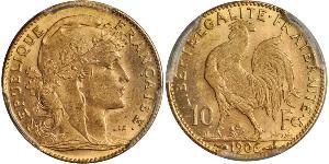 10 Franc Troisième République (1870-1940)  Or 
