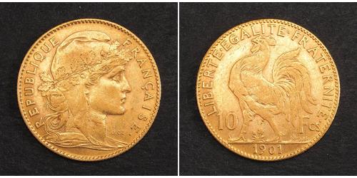 10 Franc Troisième République (1870-1940)  Or 