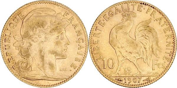 10 Franc Troisième République (1870-1940)  Or 