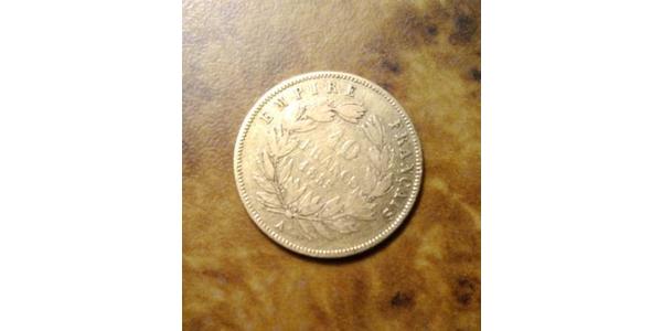 10 Franc Secondo Impero francese (1852-1870) Oro Napoleone III (1808-1873)