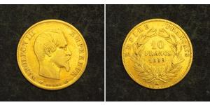 10 Franc Segundo Imperio francés (1852-1870) Oro Napoleon III (1808-1873)