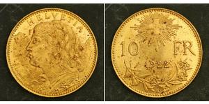 10 Franc Suiza Oro 