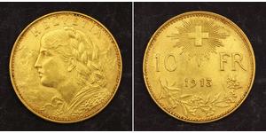 10 Franc Svizzera Oro 