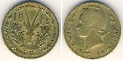 10 Franc French West Africa (1895-1958) Ottone 
