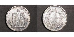 10 Franc Quinta República Francesa (1958 - ) Plata 