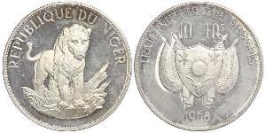 10 Franc Niger Silber 