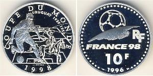 10 Franc French Fifth Republic (1958 - ) Silver 