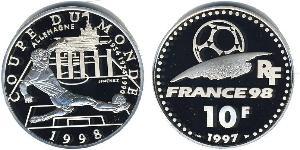 10 Franc French Fifth Republic (1958 - ) Silver 