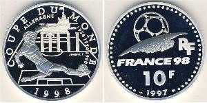 10 Franc French Fifth Republic (1958 - ) Silver 