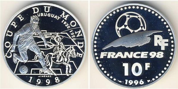 10 Franc French Fifth Republic (1958 - ) Silver 