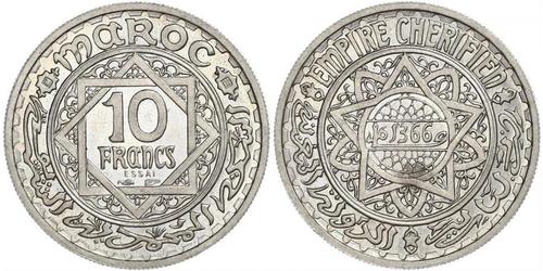 10 Franc Marocco  