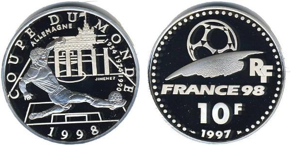 10 Franc 法蘭西第五共和國 銀 