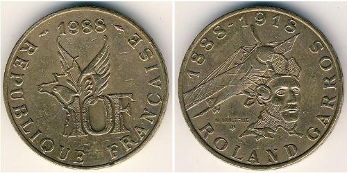 10 Franc 法蘭西第五共和國 青铜/铝 