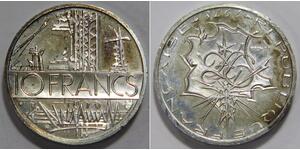 10 Franc 法国 黃銅 