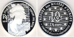 10 Franc / 1.5 Euro France Argent 