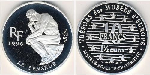 10 Franc / 1.5 Euro Francia Argento 