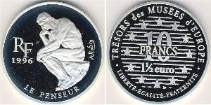 10 Franc / 1.5 Euro Francia Plata 
