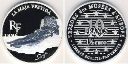 10 Franc / 1.5 Euro Frankreich Silber 