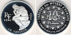 10 Franc / 1.5 Euro 法国 銀 