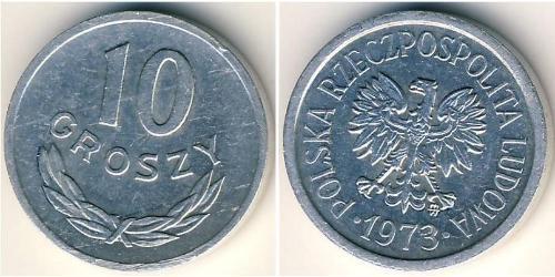 10 Grosh República Popular de Polonia (1952-1990) Aluminio 