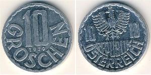 10 Grosh Republic of Austria (1955 - ) Aluminium 