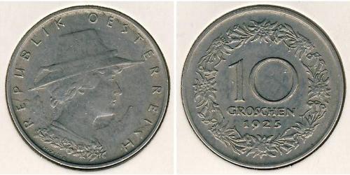 10 Grosh First Austrian Republic (1918-1934) Copper/Nickel 