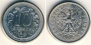10 Grosh République populaire de Pologne (1952-1990) Cuivre/Nickel 