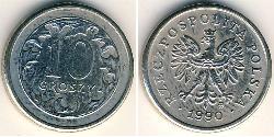 10 Grosh Volksrepublik Polen (1952-1990) Kupfer/Nickel 
