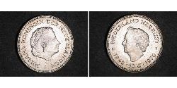 10 Gulden Royaume des Pays-Bas (1815 - ) Argent Juliana of the Netherlands (1909 – 2004)