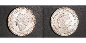 10 Gulden Regno dei Paesi Bassi (1815 - ) Argento Juliana of the Netherlands (1909 – 2004)