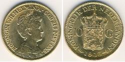 10 Gulden Kingdom of the Netherlands (1815 - ) Gold 