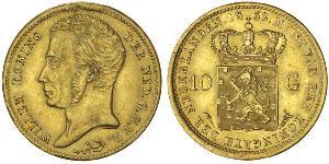 10 Gulden Kingdom of the Netherlands (1815 - ) Gold William I of the Netherlands (1772 - 1843)