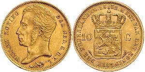 10 Gulden Kingdom of the Netherlands (1815 - ) Gold William I of the Netherlands (1772 - 1843)