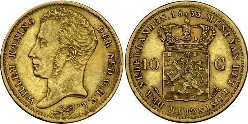 10 Gulden Kingdom of the Netherlands (1815 - ) Gold William I of the Netherlands (1772 - 1843)