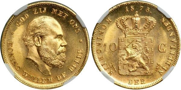 10 Gulden Kingdom of the Netherlands (1815 - ) Gold 