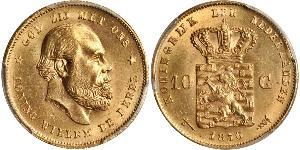 10 Gulden Königreich der Niederlande (1815 - ) Gold 