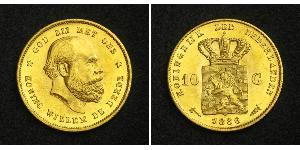 10 Gulden Königreich der Niederlande (1815 - ) Gold 