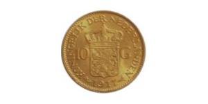 10 Gulden Königreich der Niederlande (1815 - ) Gold Wilhelmina (Niederlande)(1880 - 1962)