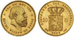 10 Gulden Königreich der Niederlande (1815 - ) Gold 