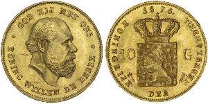 10 Gulden Königreich der Niederlande (1815 - ) Gold 