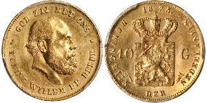 10 Gulden Königreich der Niederlande (1815 - ) Gold 