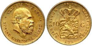 10 Gulden Königreich der Niederlande (1815 - ) Gold 