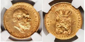 10 Gulden Royaume des Pays-Bas (1815 - ) Or 