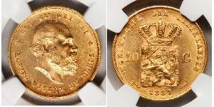 10 Gulden Regno dei Paesi Bassi (1815 - ) Oro 